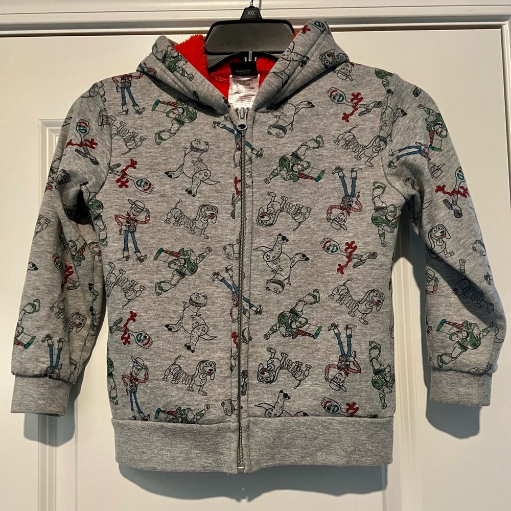 Kids' Gray Toy Story Character Hoodie